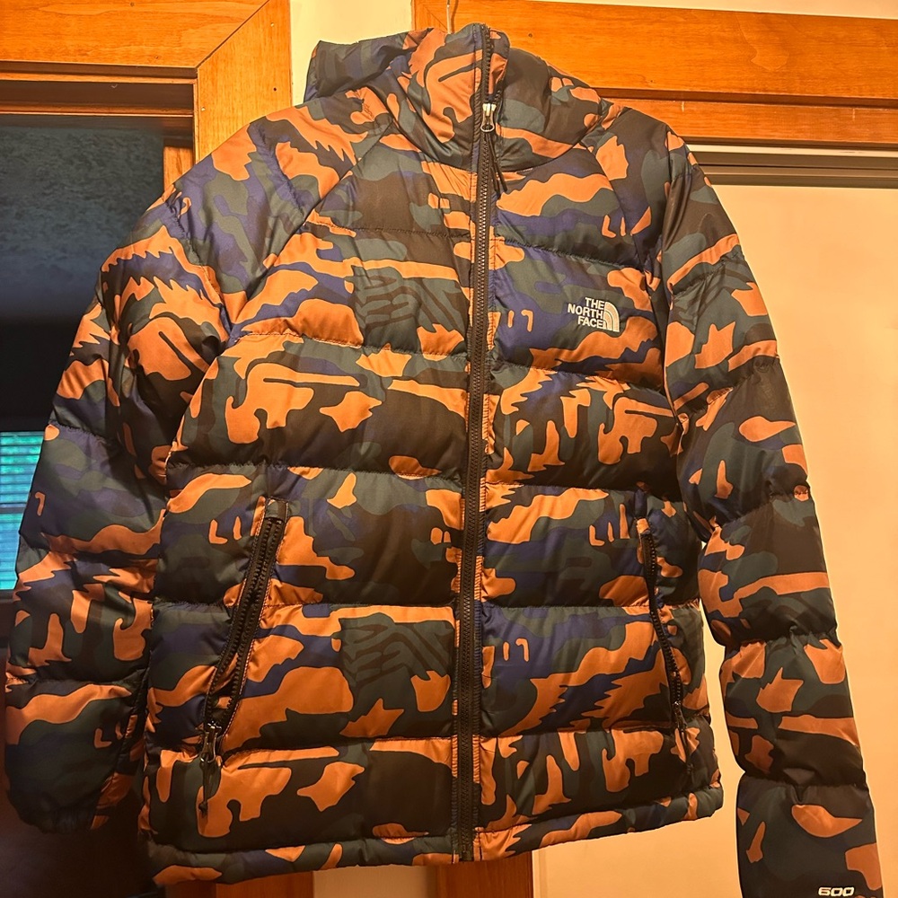 The North Face Multicolor Camo Puffer Jacket